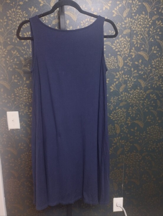 Eileen Fisher Dresses & Skirts - Eileen Fisher Navy Sleeveless Swing Dress